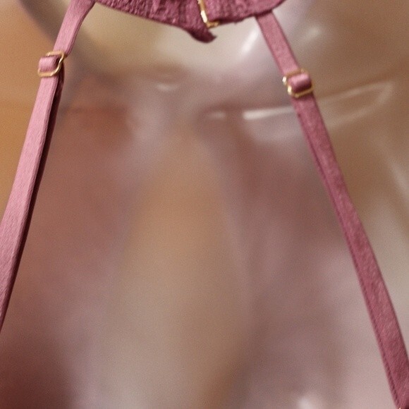 Victoria’s Secret Very Sexy Unlined Plunge Purple Strappy Bralette Medium - Picture 10 of 16